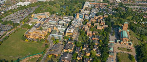 Campus aerial photograph