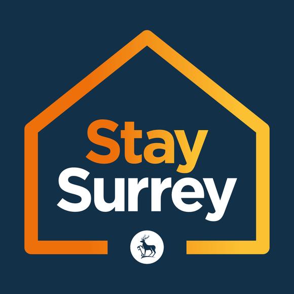 Stay Surrey logo showcasing a vibrant and welcoming design, symbolising the spirit of the Surrey community